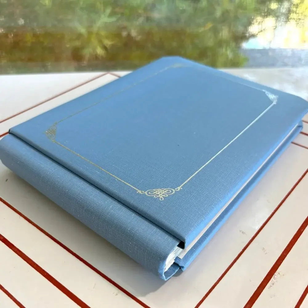 Creative Memories Blue Scrapbook Album Small Blank Memory Book 6x8